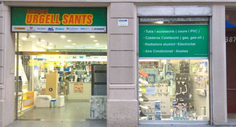 Tienda de calderas, calentadores y aire acondicionado en Barcelona