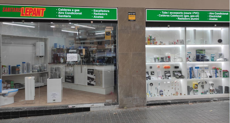 Tienda de calderas, calentadores y aire acondicionado en Barcelona