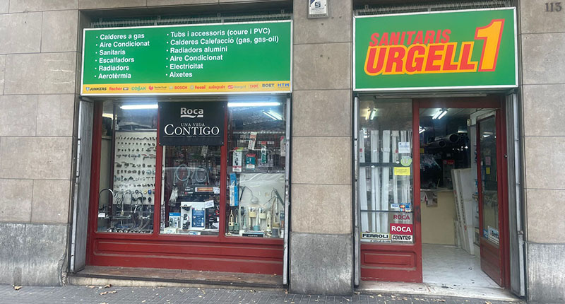 Tienda de calderas, calentadores y aire acondicionado en Barcelona